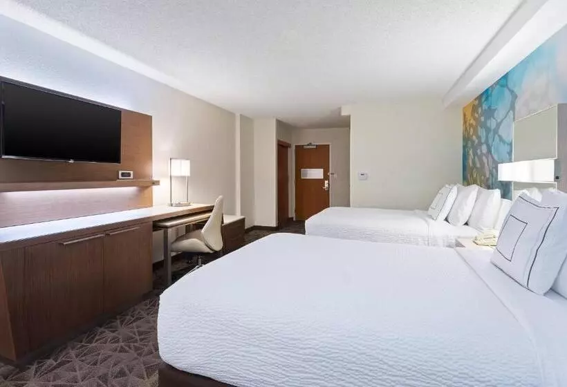 اتاق استاندارد با 2 تخت دوبل, Courtyard Miami Downtown Brickell Area