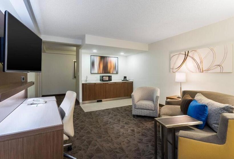 מיטת קינג בסוויטה, Courtyard Miami Downtown Brickell Area