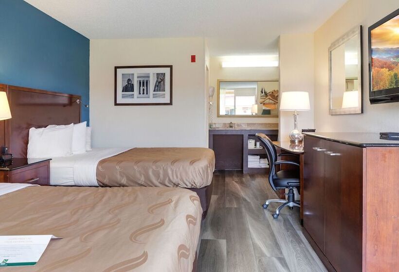 带2个双人床的标准工作室, Quality Inn Sumter