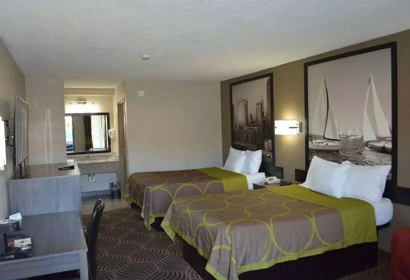 ２ダブルベッドのスタンダードルーム, Super 8 By Wyndham Huntersville/charlotte Area