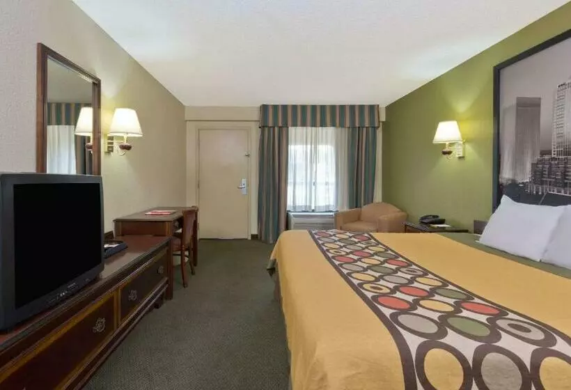 キングサイズベッドのスタンダードルーム, Super 8 By Wyndham Huntersville/charlotte Area