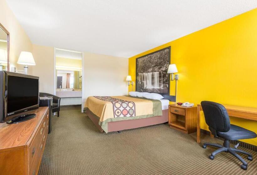 스탠다드 룸 킹사이즈 침대, Super 8 By Wyndham Williamsburg