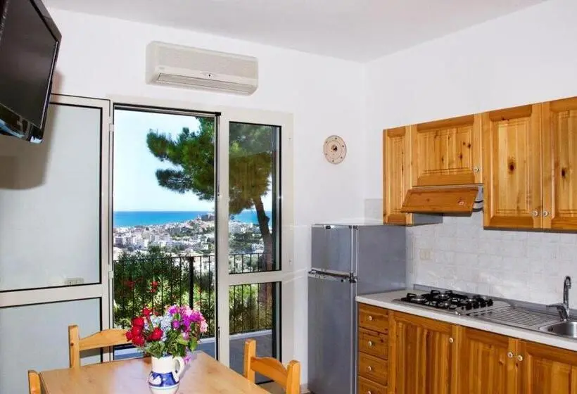 آپارتمان 1 خوابه با چشمانداز دریا, Residence Chiesiola