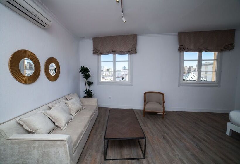 带1个卧室的豪华公寓, Apartahotel Siglo Xix