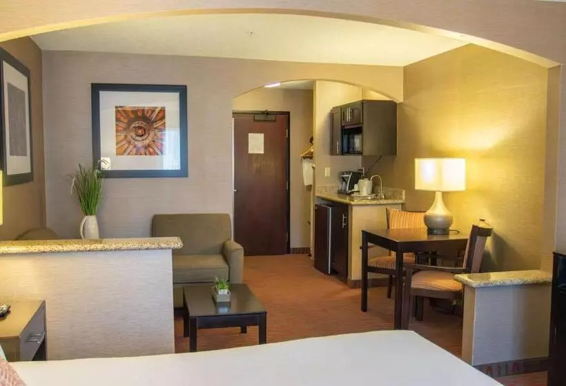 キングサイズベッドのデラックススイート, Country Inn & Suites By Radisson, Garden City, Ks