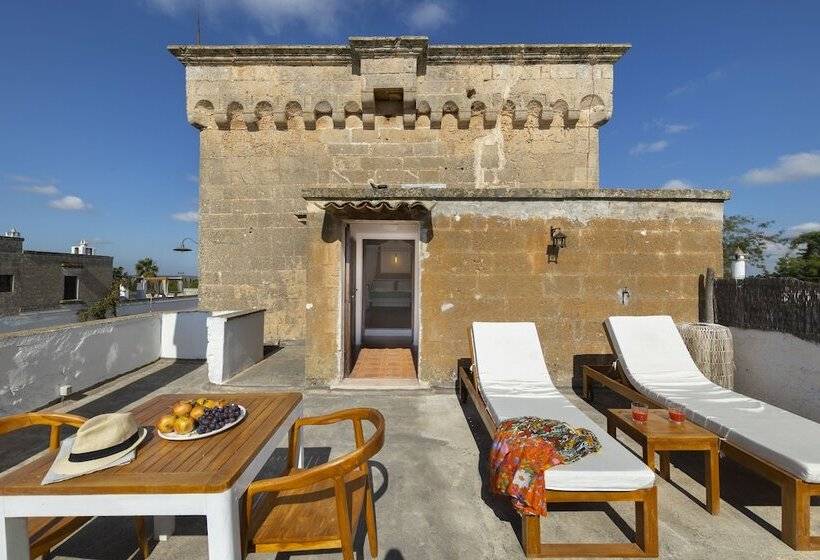 غرفة ديلوكس مزودة بتراس, Masseria Zanzara