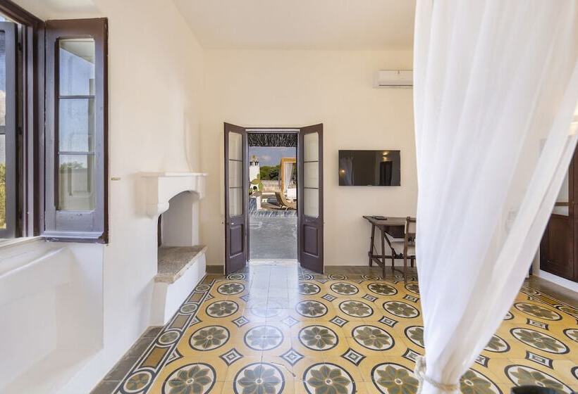 غرفة سوبيريور مطلّة علي الحديقة, Masseria Zanzara