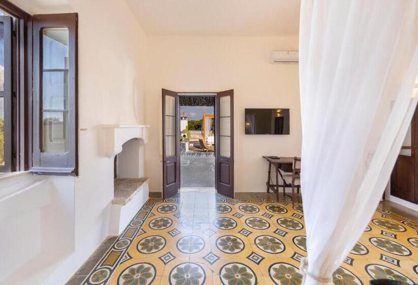 غرفة سوبيريور مطلّة علي الحديقة, Masseria Zanzara