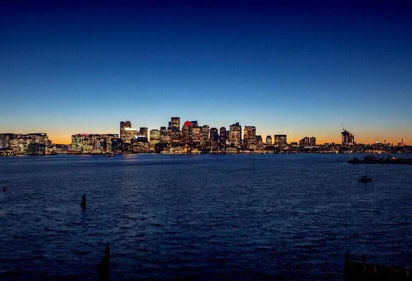 带景观的带双人床的标准间, Hyatt Regency Boston Harbor
