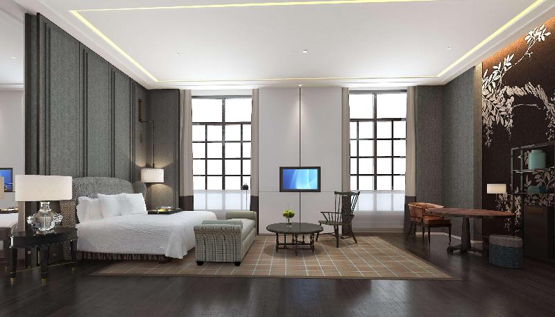 Büyük Çift Kişilik Yataklı Executive Oda, Hilton Beijing Daxing