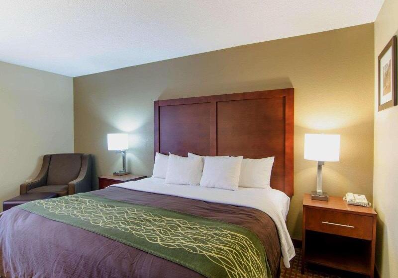 キングサイズベッドのスタンダードルーム, Knights Inn Trevose