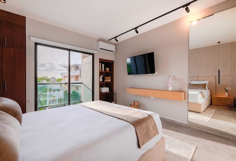 디럭스 룸, Areia Boutique Hotel   Puerto Morelos