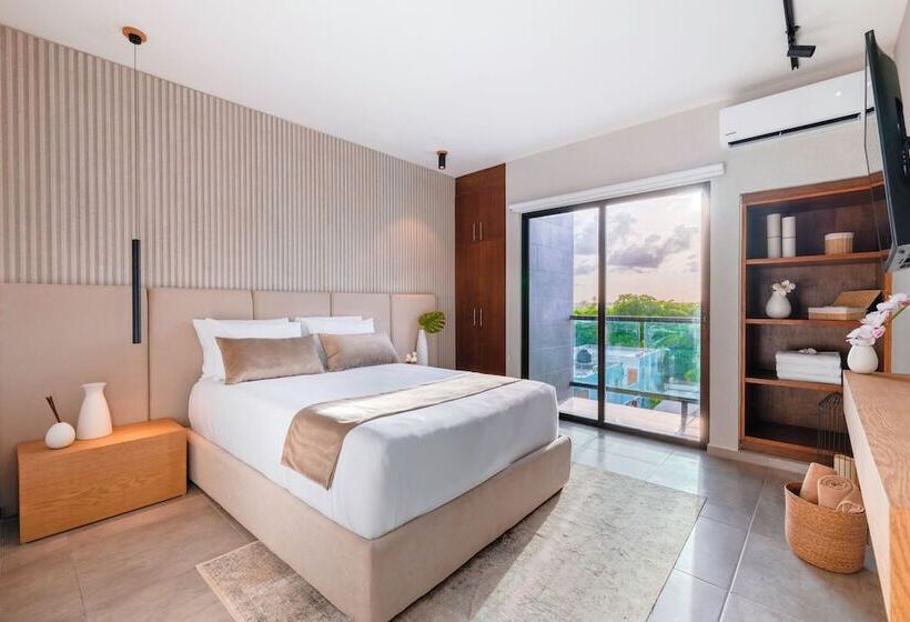 디럭스 룸, Areia Boutique Hotel   Puerto Morelos