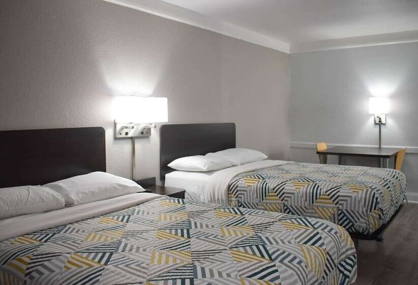Номер Стандарт 2 Двуспальные Кровати, Motel 6 Hazelwood, Mo