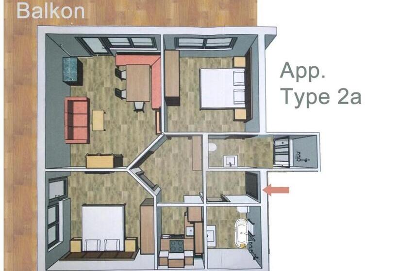 דירת שני חדרים, Ferienwohnungen Greiderer Walchsee