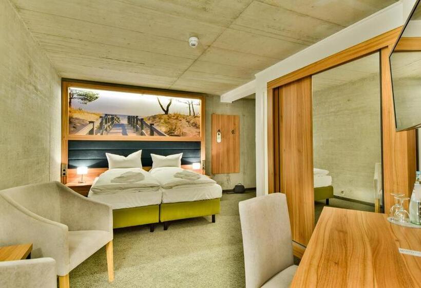 海景标准间带阳台, Am Fischerstrand