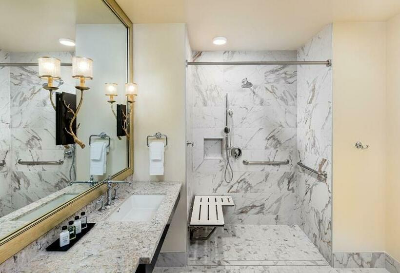 适合残疾人士使用的带超级大床的标准间, The Brownwood Hotel & Spa