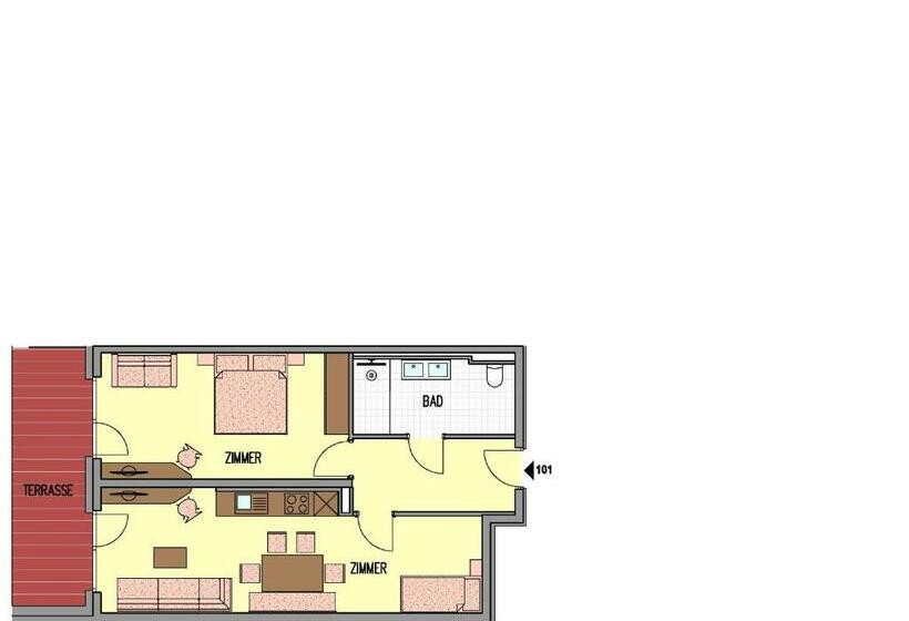 דירת חדר דלוקס, Garni Alpenjuwel Residenz