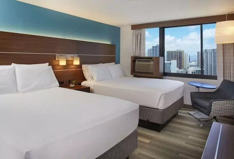 2ダブルベッドのスタンダードルーム, Holiday Inn Express Waikiki, An Ihg