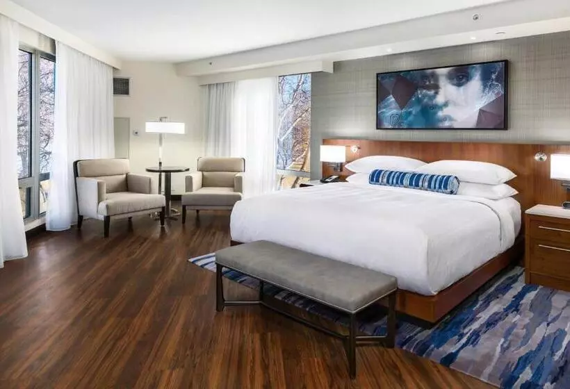 キングサイズベッドのスイートルーム, South Sioux City Marriott Riverfront