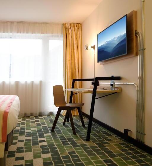 Superior-huone Parveke, Nonanteneuf Appart Hôtel Sierre Self Check In