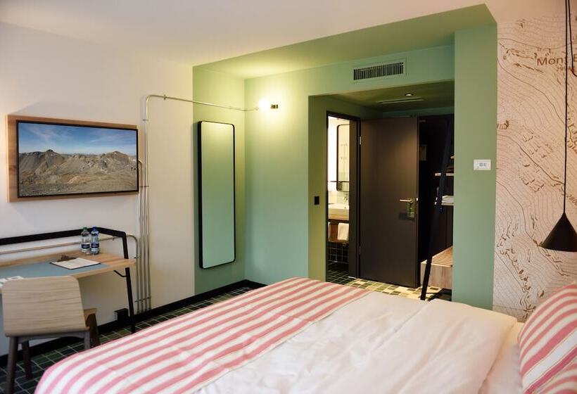 Superior-huone Parveke, Nonanteneuf Appart Hôtel Sierre Self Check In