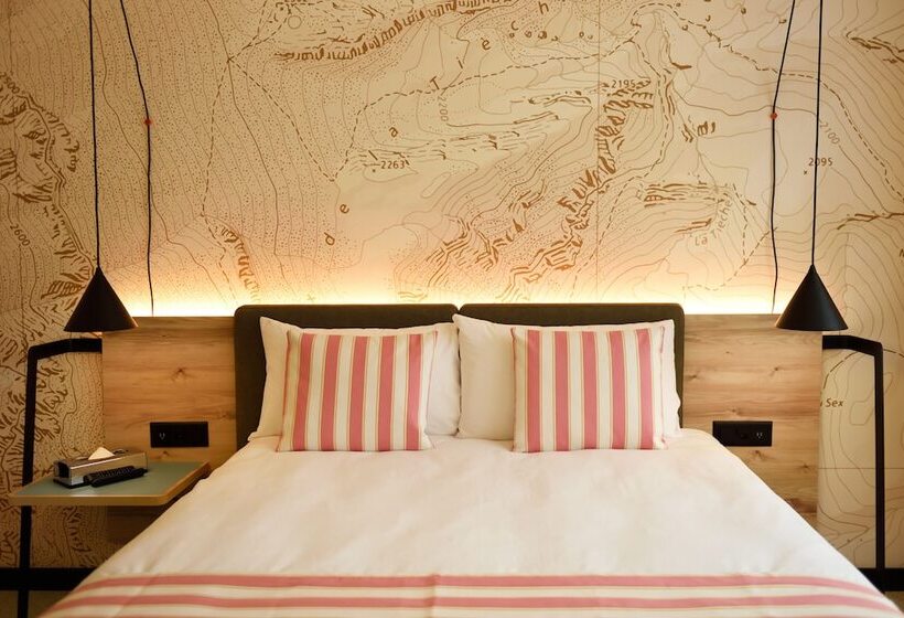 Superior-huone Parveke, Nonanteneuf Appart Hôtel Sierre Self Check In