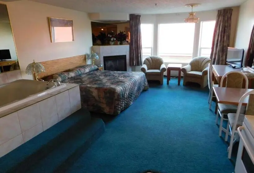 اتاق استاندارد با وان آب گرم, Western Budget Motel Leduc #3