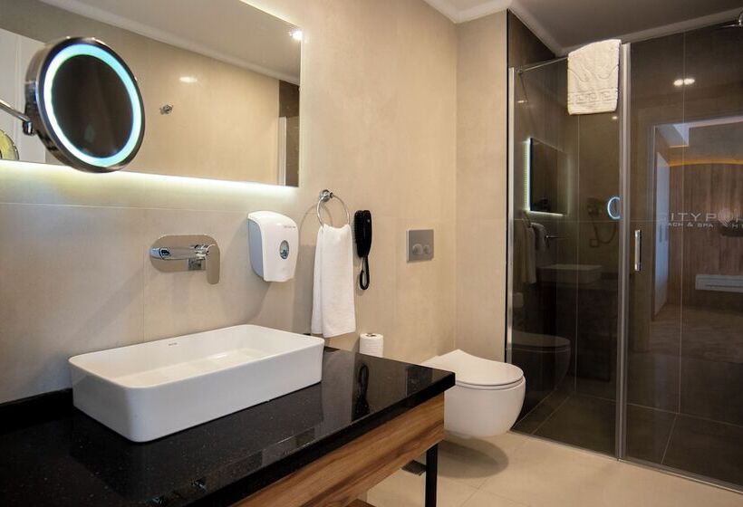 غرفة قياسية مطلّة علي البحر, Maril Beach & Spa Hotel