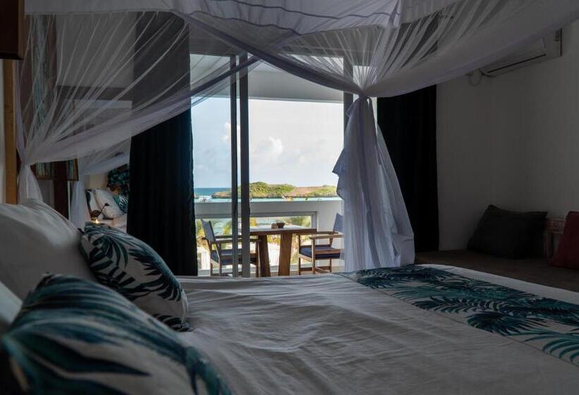 اتاق استاندارد با بالکن و چشم‌انداز دریا, Visiwa Beach Resort