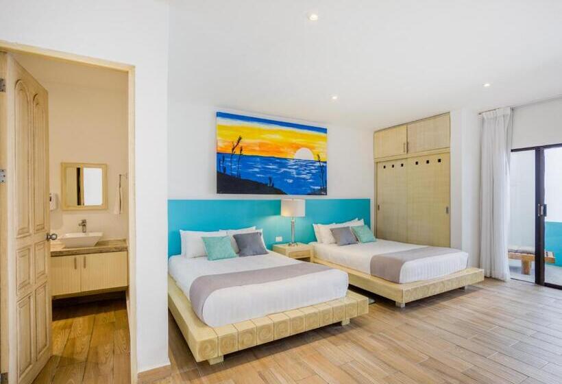 חדר משפחתי נוף לגינה, Ojo De Agua