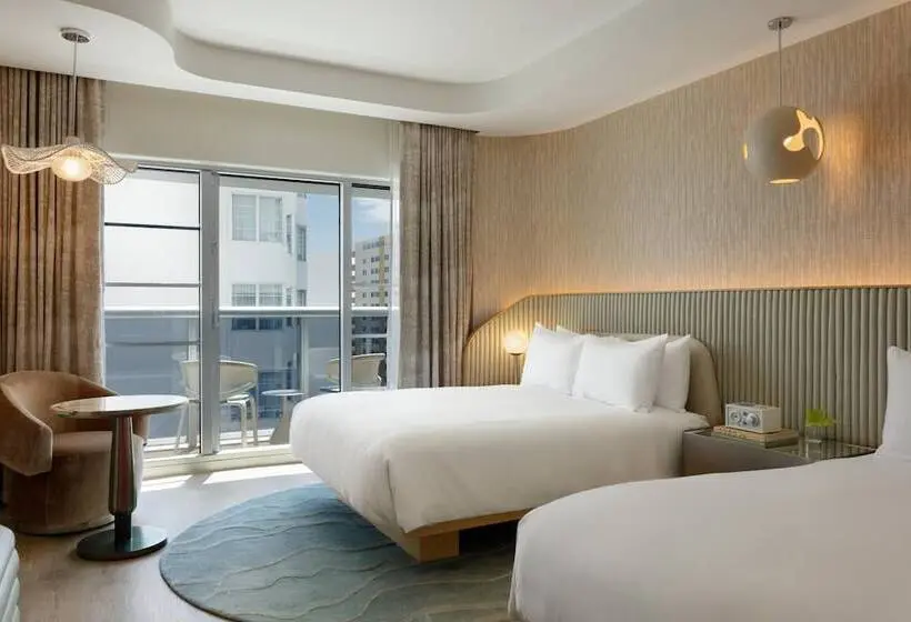 ２ダブルベッドのスタンダードルーム, Andaz Miami Beach Resort & Spa