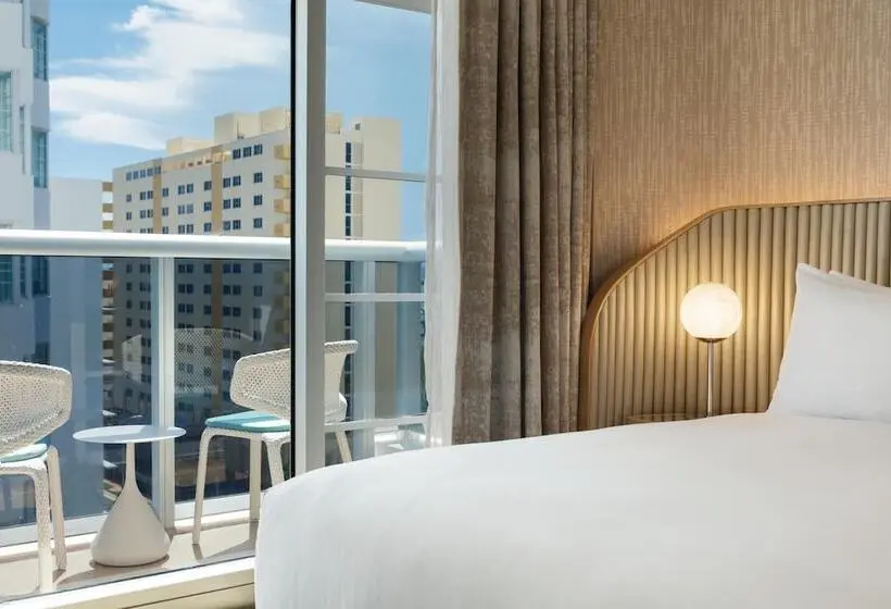 ダブルベッドスタンダードルーム, Andaz Miami Beach Resort & Spa