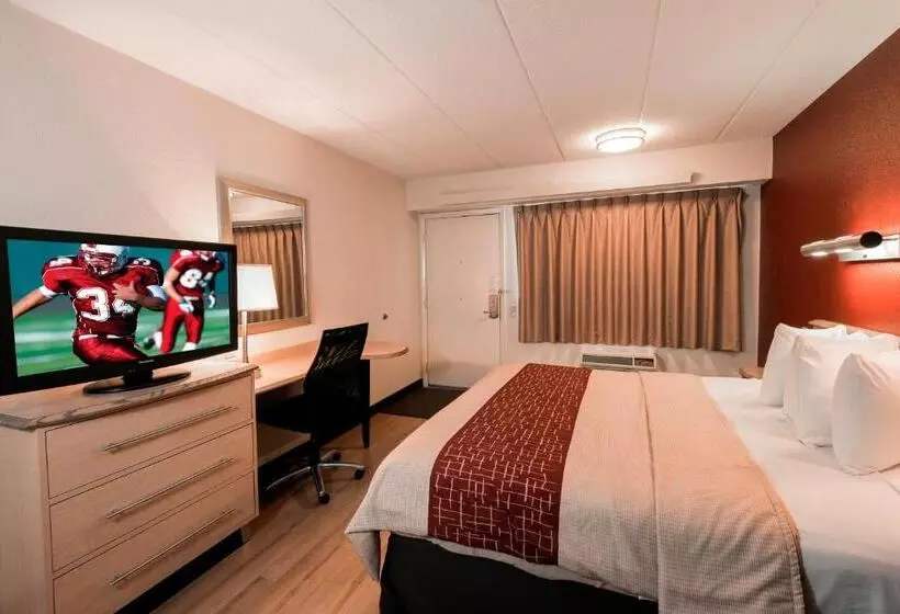 キングサイズベッドのスタンダードルーム, Red Roof Inn Detroit  Warren