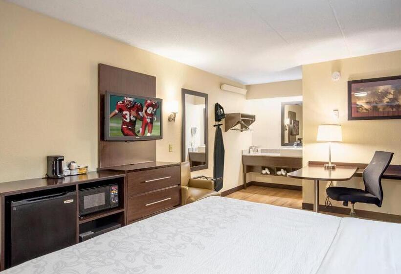 디럭스 룸 킹사이즈 침대, Red Roof Inn Plus+ Ann Arbor   U Of Michigan North