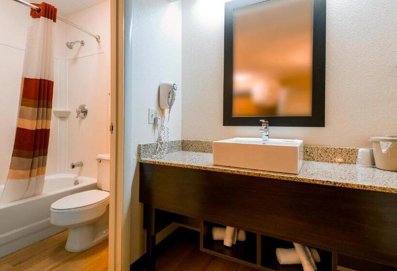 חדר סטנדרט עם מיטת קינג, Red Roof Inn Plus+ Ann Arbor   U Of Michigan North