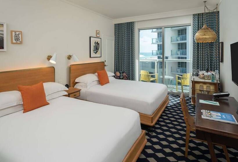 스탠다드 룸 더블 침대 2개, Andaz Miami Beach, By Hyatt