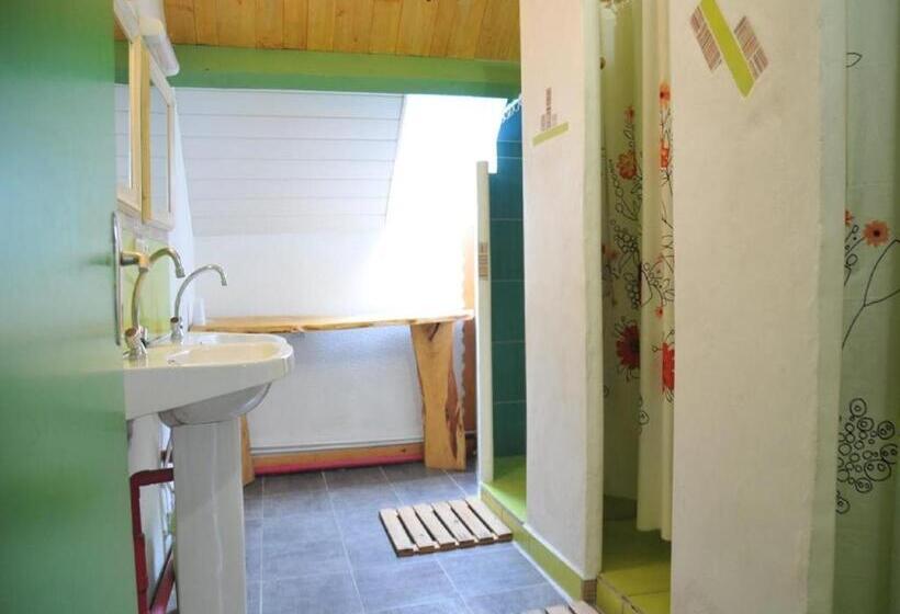 سرير فى غرفة مشتركه, Auberge La Soulan