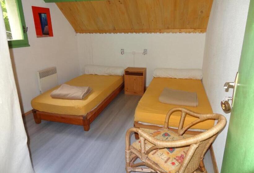 غرفة إقتصادية حمام مشترك, Auberge La Soulan