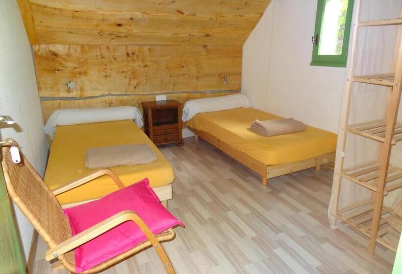 غرفة إقتصادية حمام مشترك, Auberge La Soulan