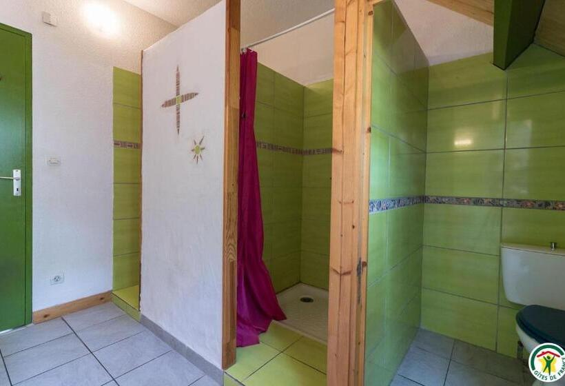 غرفة إقتصادية حمام مشترك, Auberge La Soulan