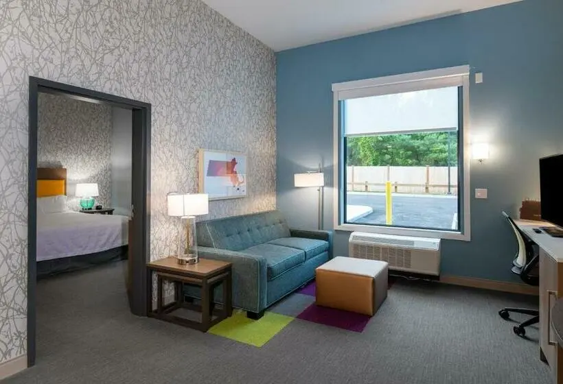 キングサイズベッドのスイートルーム, Home2 Suites Raynham/taunton, Ma