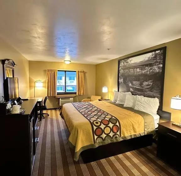 اتاق استاندارد با تخت بزرگ, Super 8 By Wyndham Eau Claire Wi