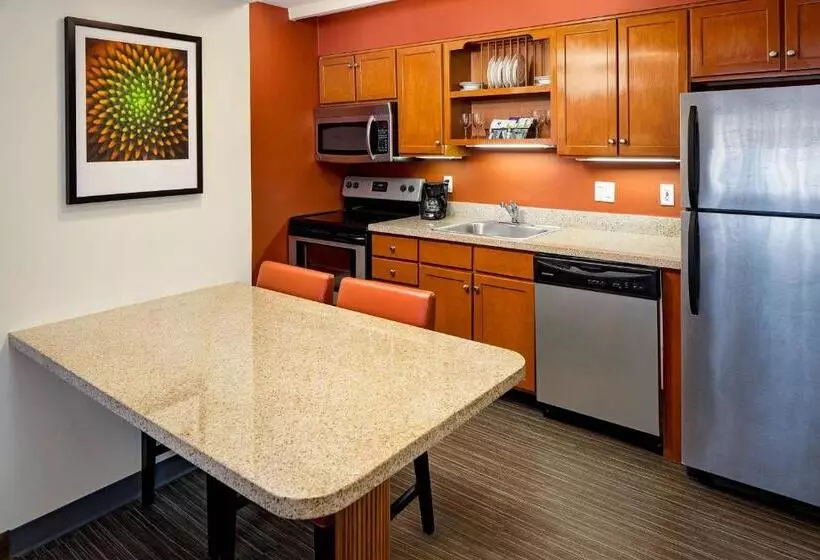 キングサイドベッドのスタンダードワンルーム, Residence Inn Cherry Hill Philadelphia
