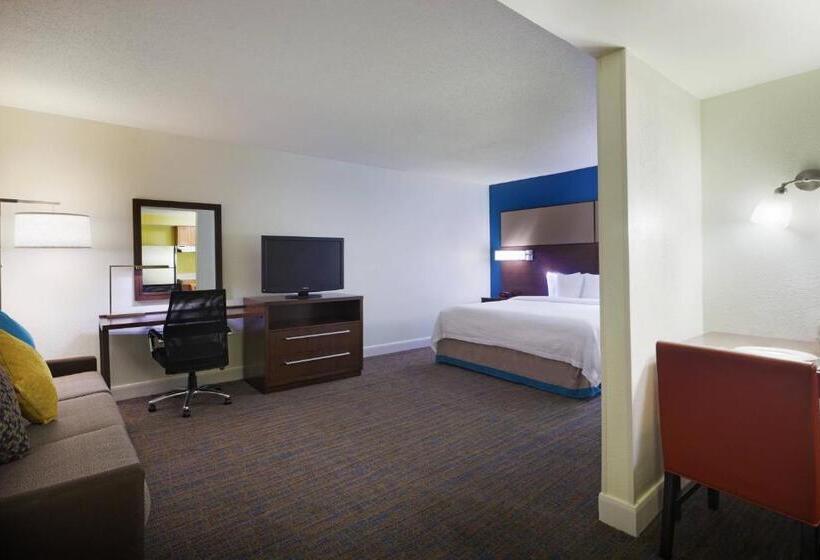 带双人床的标准工作室, Residence Inn Houston By The Galleria
