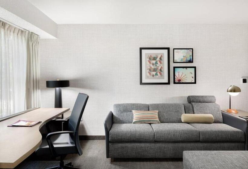 キングサイドベッドのスタンダードワンルーム, Residence Inn Pleasanton