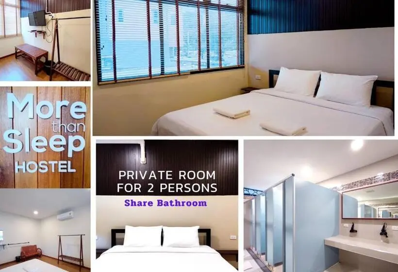 اتاق استاندارد با سرویس بهداشتی مشترک, More Than Sleep Hostel Pak Chong  Khao Yai