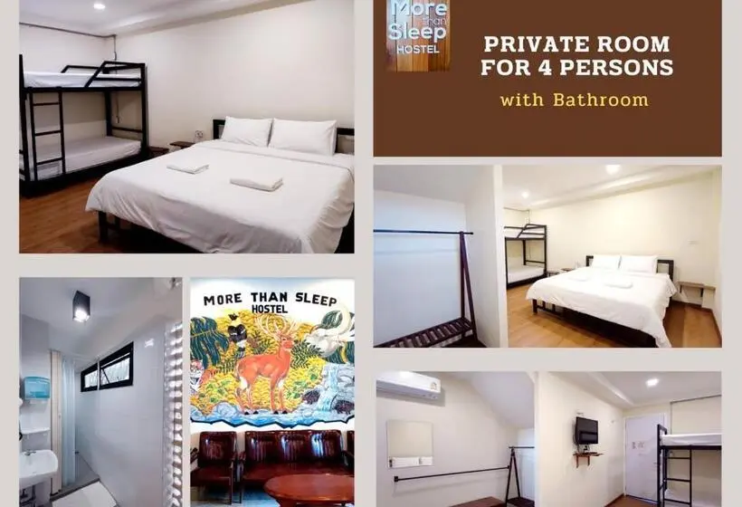 اتاق استاندارد چهار تخته, More Than Sleep Hostel Pak Chong  Khao Yai