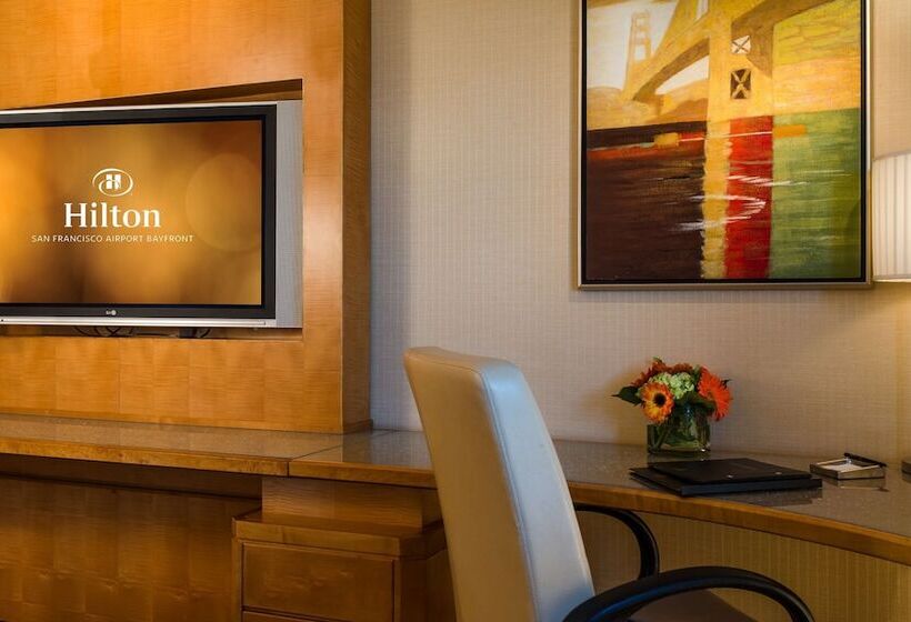 Номер Deluxe Кровать Кинг, Hilton San Francisco Airport Bayfront