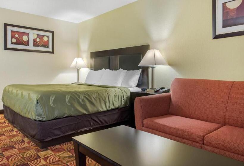 キングサイズベッドのスタンダードルーム, Quality Inn Bloomington Near University